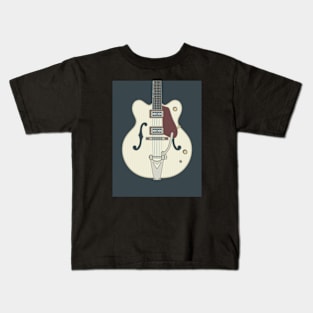 Rock Hollow Body Guitar Kids T-Shirt